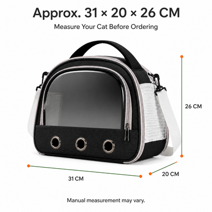 Pawmori Foldable Breathable Cat Carrier Bag