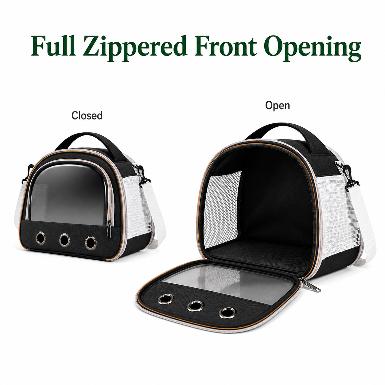 Pawmori Foldable Breathable Cat Carrier Bag